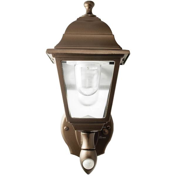 Maxsa Innovations Battery-Powered Motion-Activated Wall Sconce in Bronze 46219